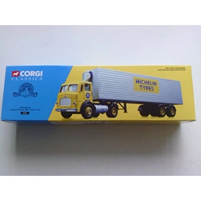 Image of Corgi classic Michélin leyland beaver box trailer lorry 1.50 scale diecast model