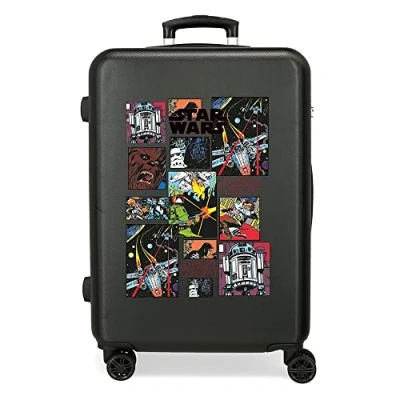 Image of Star Wars Galactic Team Medium Suitcase Black 46x65x23 cm Rigid ABS Side combination lock 70L 3 kgs 4 Double wheels