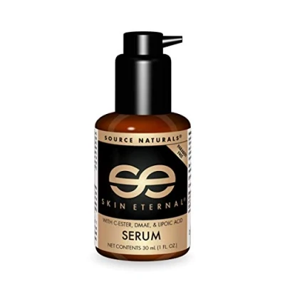 Image of Source Naturals Skin Eternal Serum Moisturizing Food With C Ester, DMEA, Lipoic Acid &amp; More 1.7oz