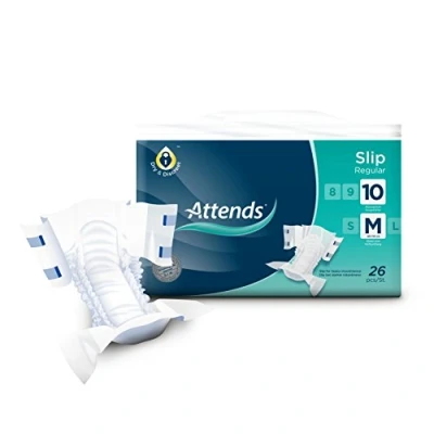Image of Attends Slip Regular 10 Medium (Pack of 26)