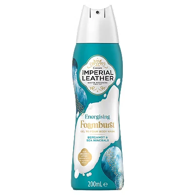 Image of Imperial Leather Energising Foamburst Bergamot &amp; Sea Minerals 200ml