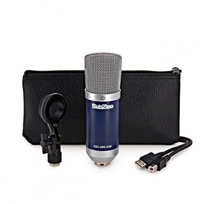 Image of USB Studio Condenser Microphone SubZero SZC 300 Plug &amp; Play
