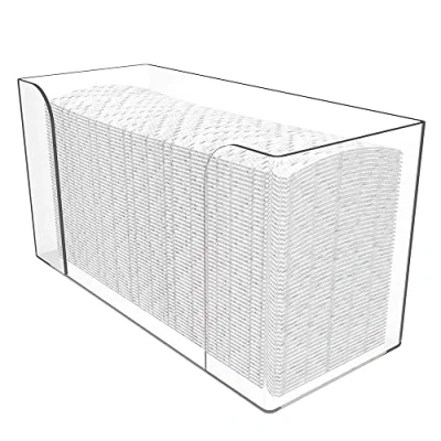 Image of Countertop Paper Towel Dispenser,Clear Napkin Holder, Suitable for Z Fold, C Fold or Multi Towels