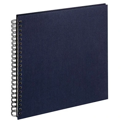 Image of walther Design Photo Album Dark Blue 30 x cm Spiral Linen, Cloth SA 510 U