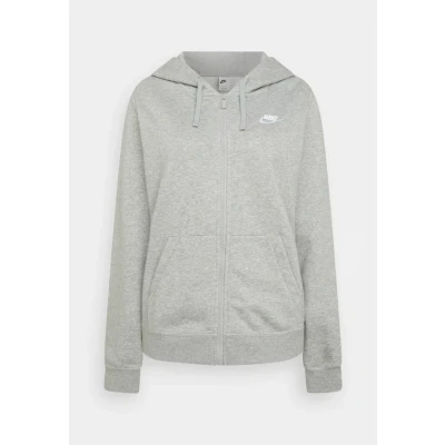 Image of Nike Sportswear NSW CLUB FLC FZ STD Zipup sweatshirt, Size: XXL Short, Grey heather