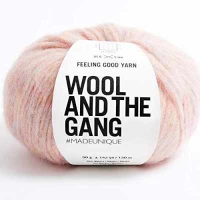 Image of Wool and the Gang Feeling Good Yarn 231 Mineral Pink