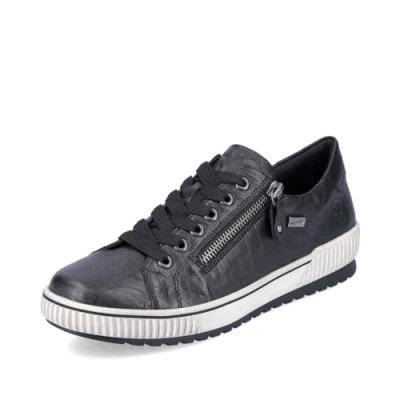 Image of Remonte D2E00 Women&#039;s Low Top Trainers, Loose Insole, Black Estate 03, 10.5 UK