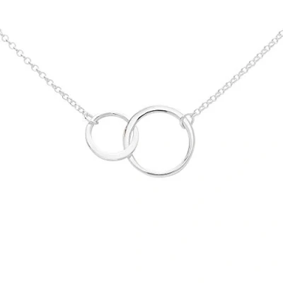 Image of Lily Charmed 925 Sterling Silver Linked Circles Necklace
