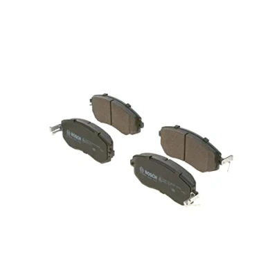 Image of SU00304678 Brake pad set BOSCH 0 986 494 909 Low Metallic with integrated wear warning contact TOYOTA: GT86 Coupe