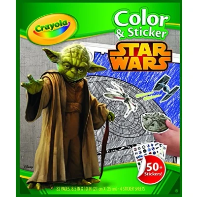 Image of Crayola Star Wars Color &amp; Sticker Book