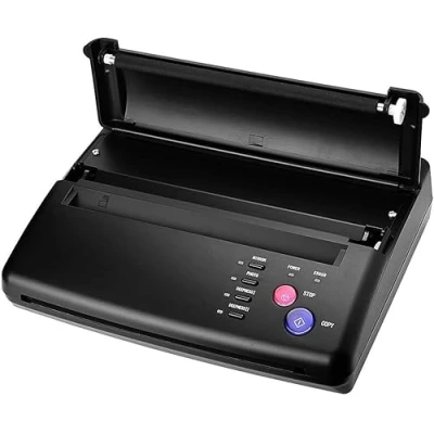 Image of ATOMUS Black Thermal Printer Tattoo Stencil Transfer Machine Copier 1.5kg