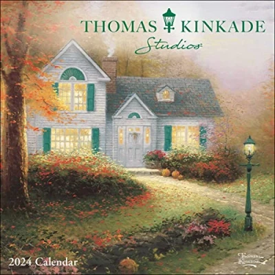 Image of Thomas Kinkade Studios 2024 Mini Wall Calendar