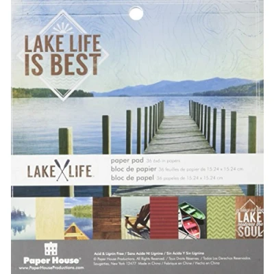 Image of Paper House Double Sided Pad 6 Inch x Lake Life