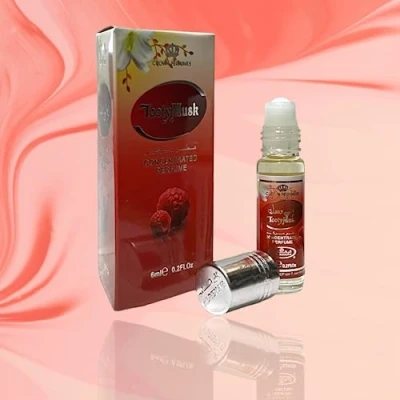 Image of Tooty Musk 6ml Roll on Perfume Oriental Floral fragrance for women. Hafsa Arabian Fragrances Ltd