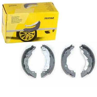 Image of 5827017310 Brake Shoes TEXTAR 91083200 203mm 39mm with handbrake lever accessories without automatic adjustment RENAULT: CLIO 4, 2