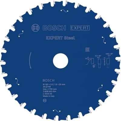 Image of Bosch 2608643054 Circular Saw Blade Expert for Steel