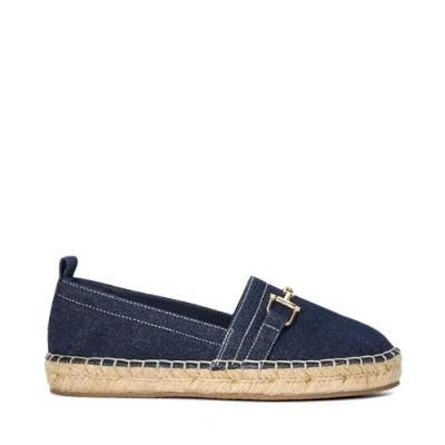 Image of Dune London Womens Ladies Gellato Snaflle Trim Espadrille Navy Size UK 3