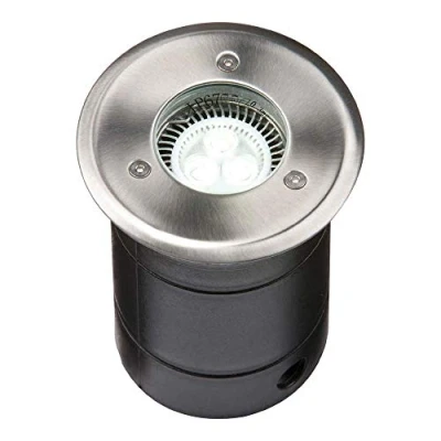 Image of KnightsBridge IP67 Stainless Steel Large Wall Walk &amp; Drive Over Ground Light