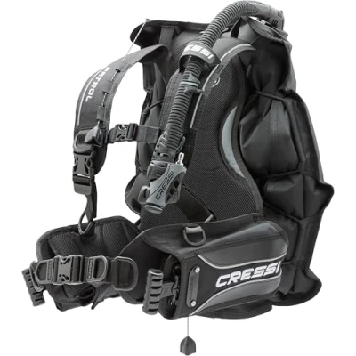 Image of Cressi Unisex&#039;s Patrol Diving Jacket, Black, X Large