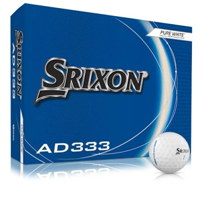 Image of Srixon AD333 11 High Performance Distance and Speed Golf Balls Low Compression For Consistency Control Alignment Line Premium Accessories Gifts, White
