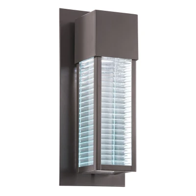 Image of Sorel 1 Light Outdoor Wall Lantern Bronze IP44, GU10