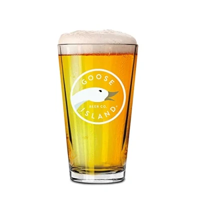 Image of Goose Island Nucleated Pint Glass