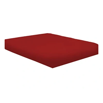 Image of NIYS Luxury Bedding Finest 100% Egyptian Cotton 10&quot;/25CM Fitted Sheets (Super King, Red)