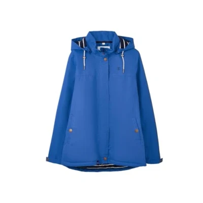Image of LightHouse Women&#039;s Eva Hooded Waterproof Coat Ladies Breathable, Windproof, Mid hip Jacket with Insulated Padding Deep Indigo 18