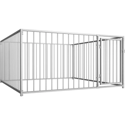 Image of vidaXL Outdoor Dog Kennel 200x200x100 cm
