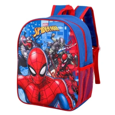 Image of Marvel Spiderman Backpack Superhero with Spider Man, Venom, and Villains, boys school rucksack, premium quality