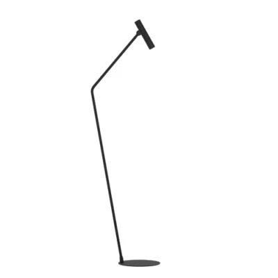 Image of Eglo LED Floor lamp Almudaina, Standing Light with Adjustable spot, Minimalist Living Room Lighting, Corner floorlamp Made of Black Metal, Warm White, 157 cm