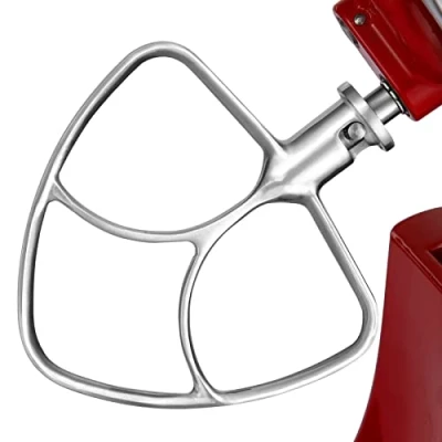 Image of Gdrtwwh Stainless Steel Flat Beater Attachment for KitchenAid 4.5 5 Quart Tilt Head Stand Mixer,Dishwasher Safe