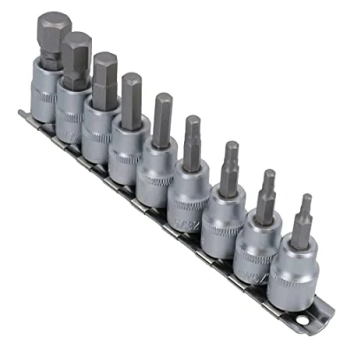 Image of AF Allen/Alan/Allan/Hex Key Socket/Bit Set 3/8inch Drive Imperial TE077