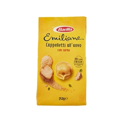 Image of Barilla Emiliane Cappelletti all&#039;uovo con Carne Egg Pasta with Meat 250g