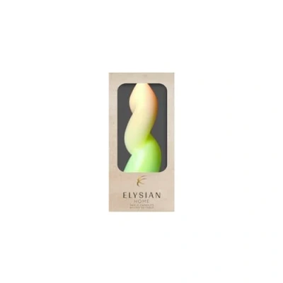 Image of Twisted Design Table Candle in Gift Box