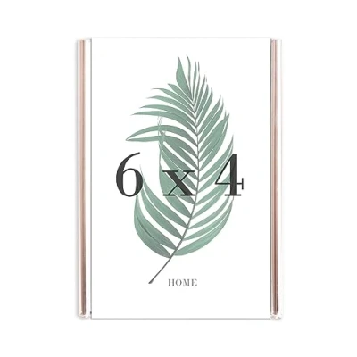 Image of Inov8 Framing Tarnish Resistant Silver Plated Picture Frame Slide Design for 6x4 Inch (15x10cm) Photo