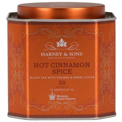 Image of Harney &amp; Sons Hot Cinnamon Spice 30Ct 2.67 Oz