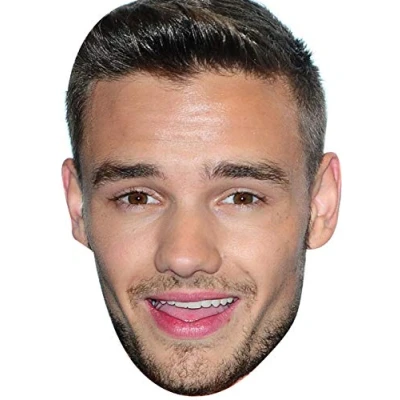 Image of FoxyPrinting Liam Payne Celebrity Music Star Cardboard Party Face Mask Fancy Dress