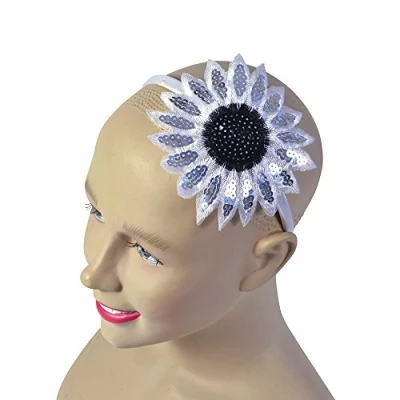 Image of Bristol Novelty BA953 Sunflower Headband, Womens, White, One Size