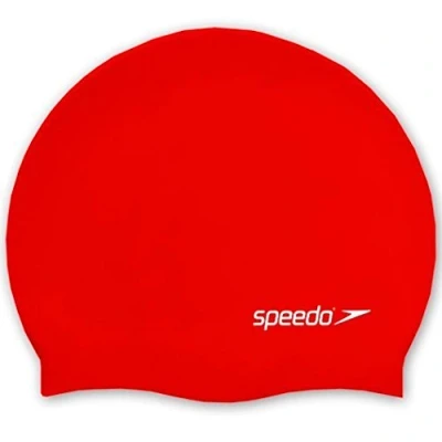 Image of Speedo Childrens Swimming Hats Art no 7344 (One Size fits All Children, Red)