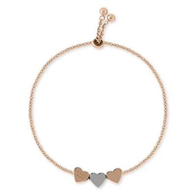 Image of RADLEY Hello Love Ladies 18ct Rose Gold Plated Silver Adjustable Bracelet RYJ3096S CARD, One Size