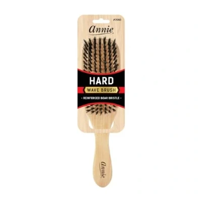 Image of Annie Natural Boar Bristle Hard Wave Brush #2060
