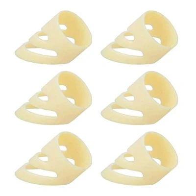 Image of Bnineteenteam 6Pcs Guitar Finger Picks, Plectrum Thumb Pick For Steel String Guitars and Classic Guitars(L) Picks Acoustic Performance Accessory Musical Instrument Accessories
