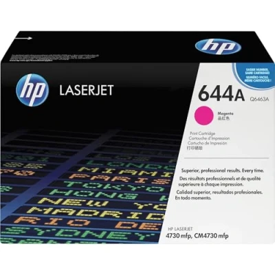 Image of HP Q6463A 644A Original LaserJet Toner Cartridge, Magenta, Pack of 1