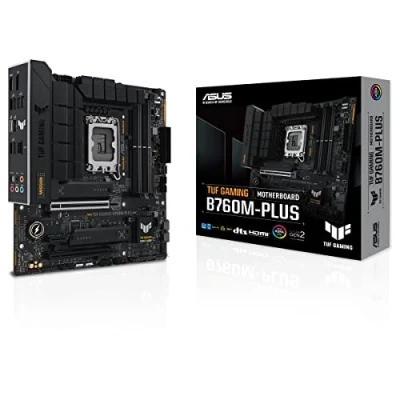 Image of Asus TUF GAMING B760M PLUS, Intel B760, 1700, Micro ATX, 4 DDR5, HDMI, DP, 2.5G LAN, PCIe5, 2x M.2