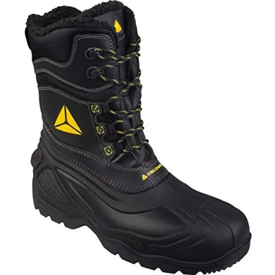 Image of Delta Plus Eskimo Mens Waterproof Tall Safety Composite Toe/Midsole Boots , Black, 9 UK