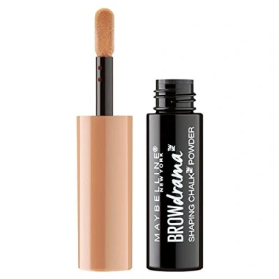 Image of Maybelline Brow Drama Shaping Chalk Powder, 1g, Soft Brown
