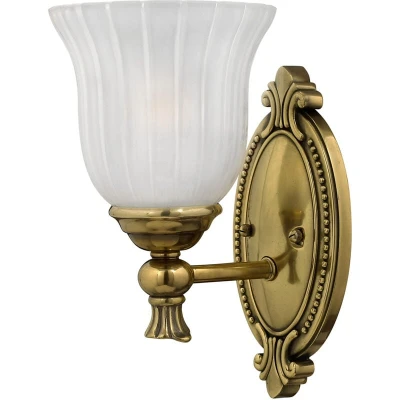 Image of Francoise 1 Light Bathroom Wall Burnished Brass IP44, G9