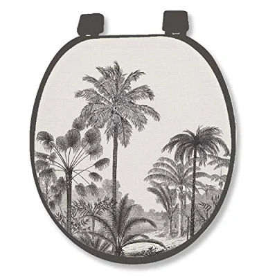 Image of Douceur d&#039;Intérieur COCOTY ABATT. Plastic Toilet Hinges, Multi Colour, 37 x 47 cm