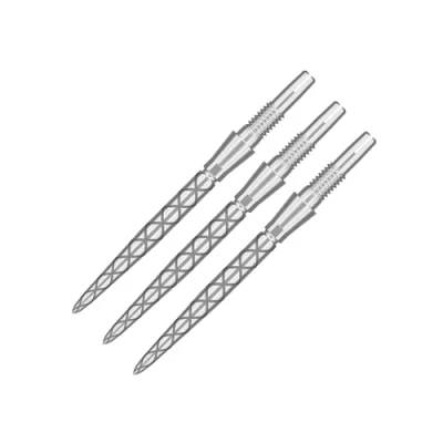 Image of TARGET Darts Swiss Point Storm Diamond Dart Points (3 Pack Set of Tips) 26mm Silver SP Change Point, Professional Accessories